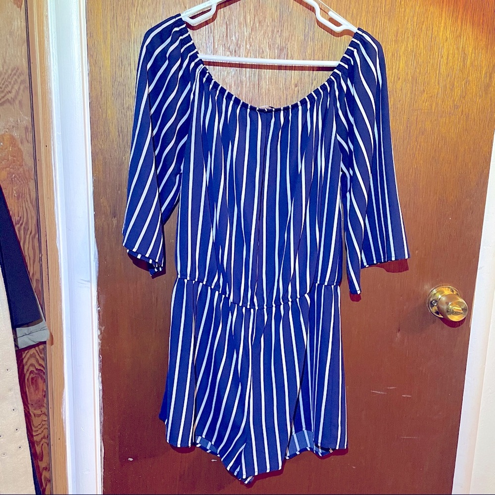 Striped Romper